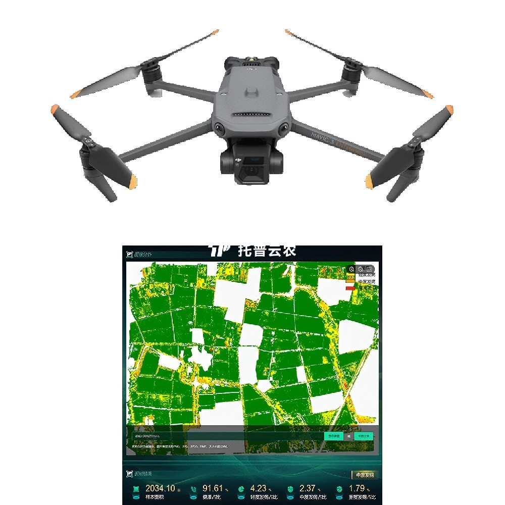 無(wú)人機(jī)多光譜遙感植物表型分析系統(tǒng)